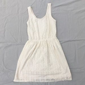 MOSSIMO SUPPLY CO cream/white Lace dress