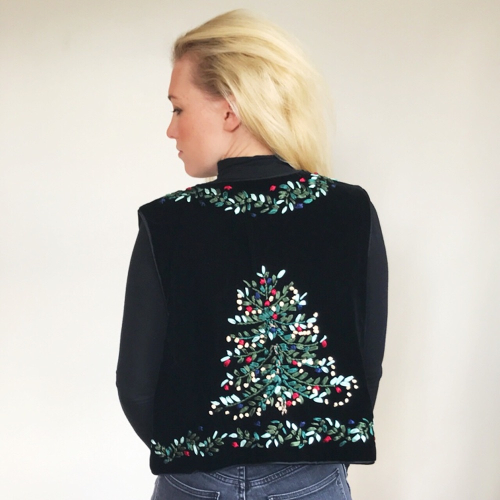 Vintage Velvet Vest