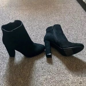 Black ankle boots