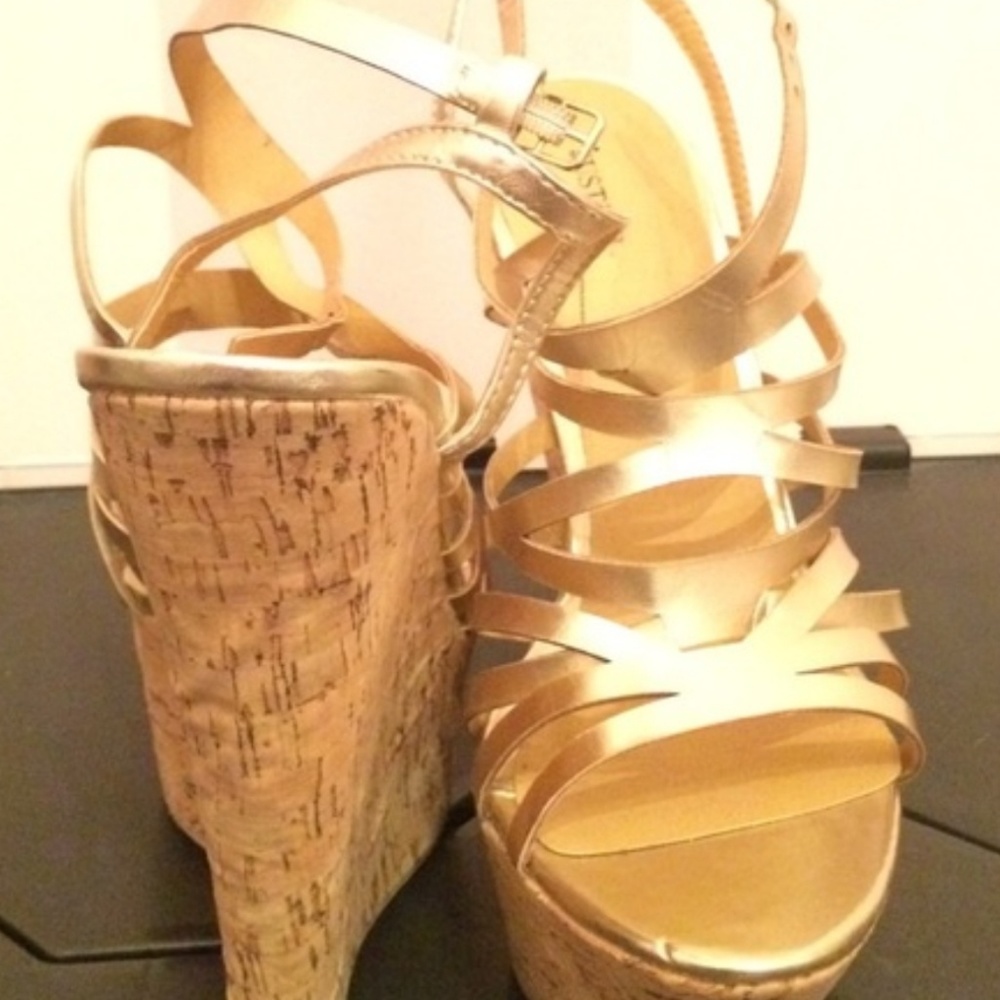 Gold cork Wedges