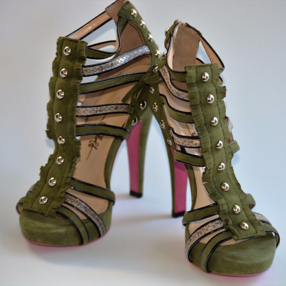 JOAN OLOFF!  NEW Olive Platforms ONE OF A KIND!