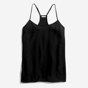 J. Crew Black Racerback Camisole