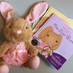 Abigail the interactive storybook bunny & 4 books