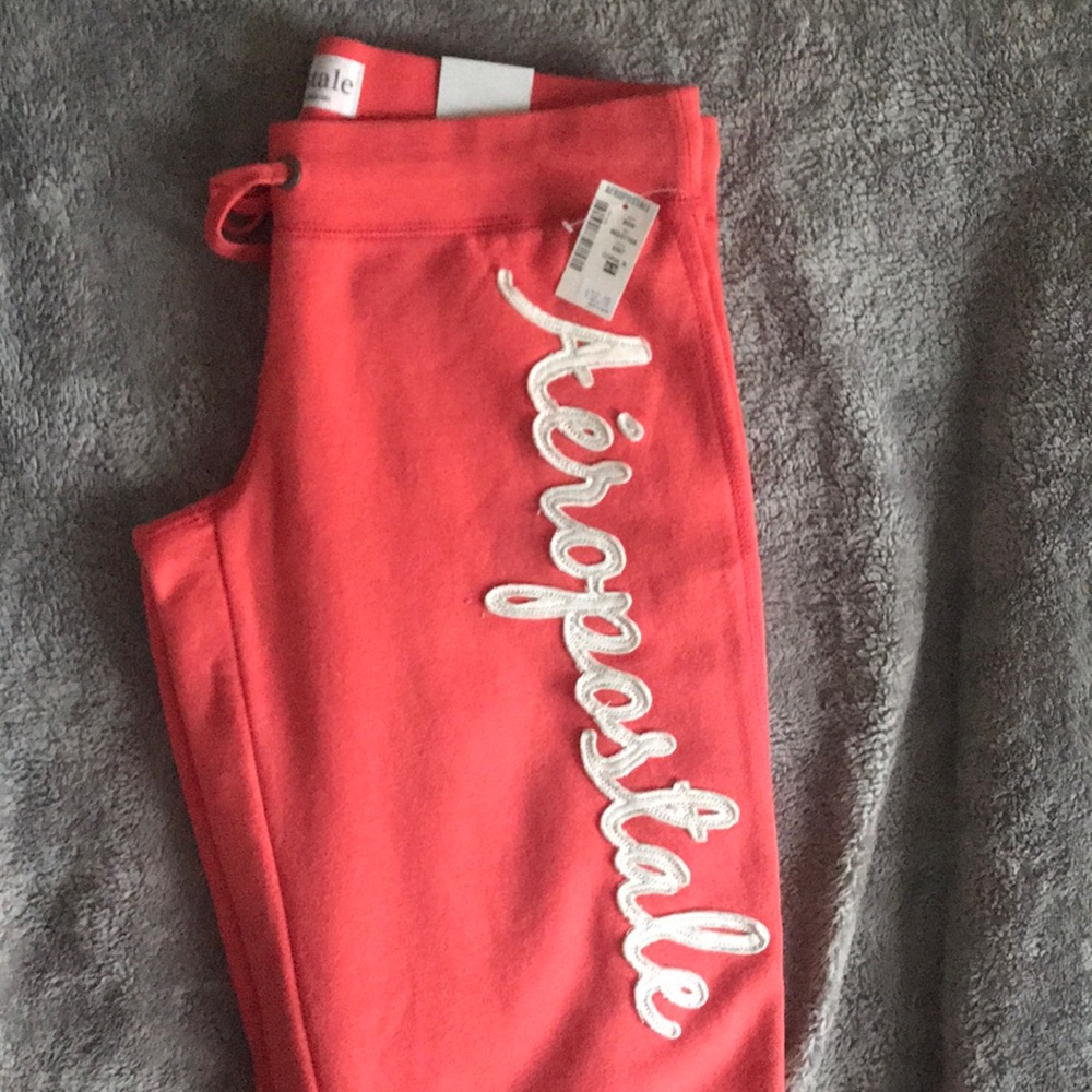 NWT coral aeropostale sweatpants