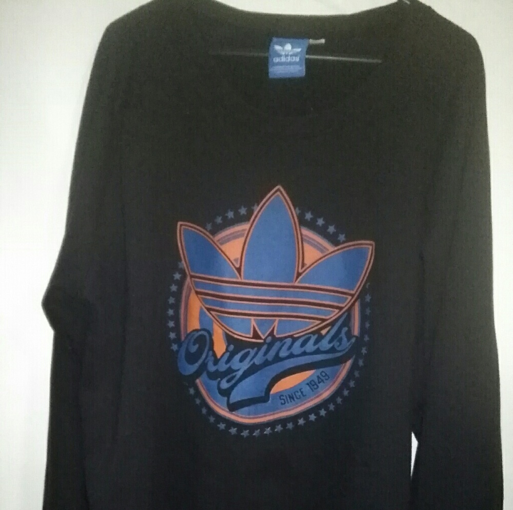 Adidas  Originals Sweatshirt Large Trefoil