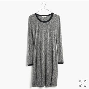 Madewell knit ribbed long sleeve dress