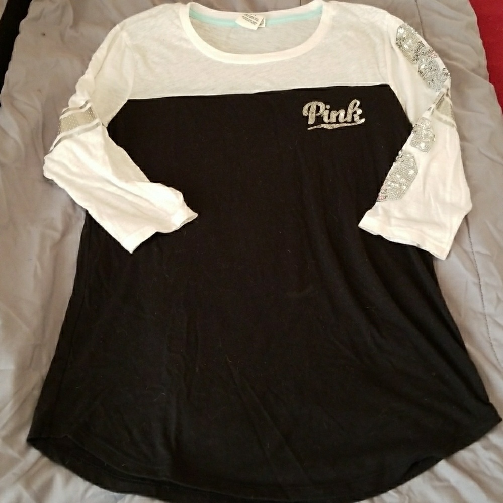 Pink Baseball Tee