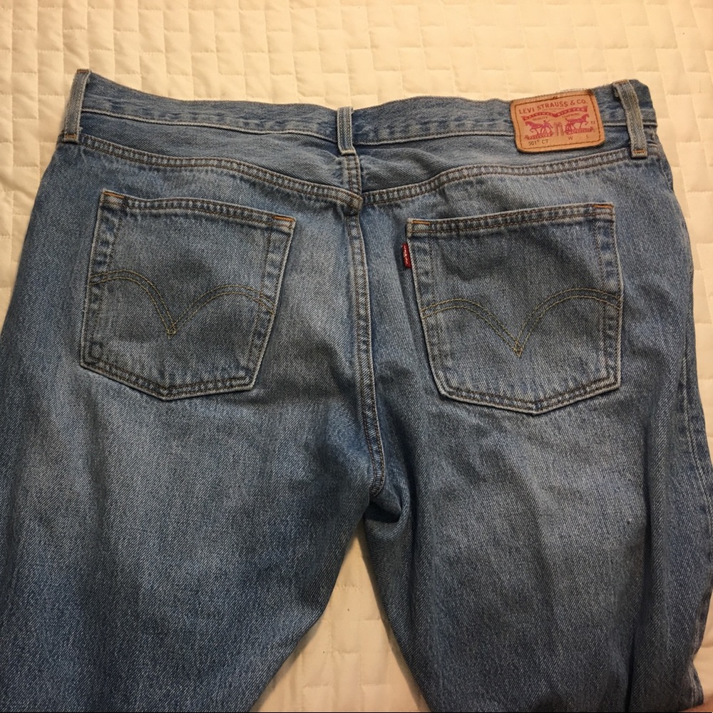 High waited boyfriend jeans