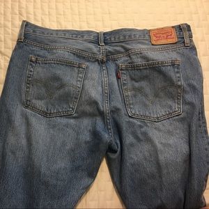 High waited boyfriend jeans