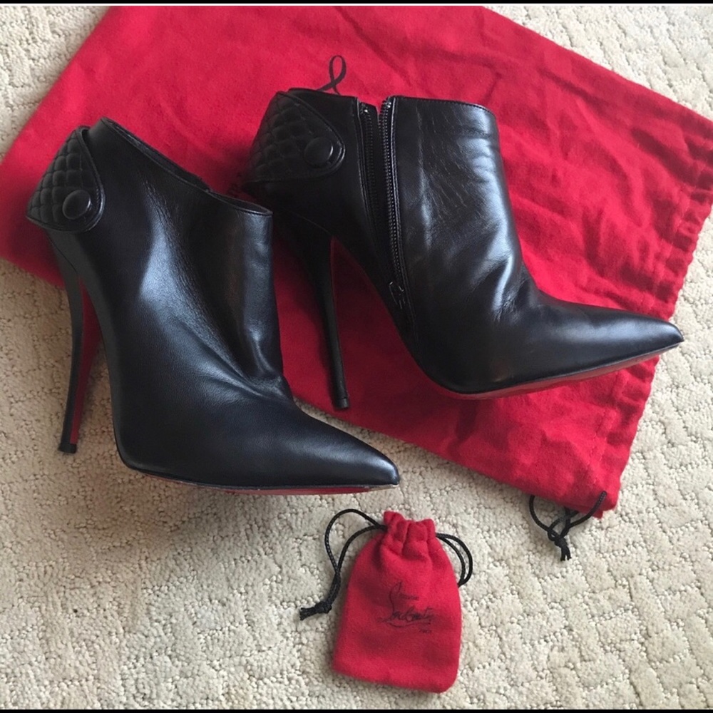 Christian Louboutin Ankle Boots. 38.5 fits US 7.5
