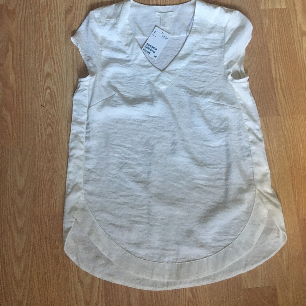 NWT H&M silky sheer blouse