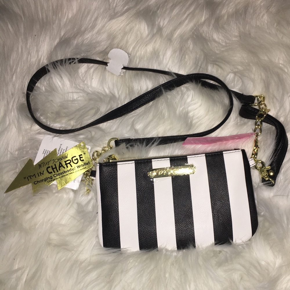 Betsey Johnson Charging Wristlet Crossbody