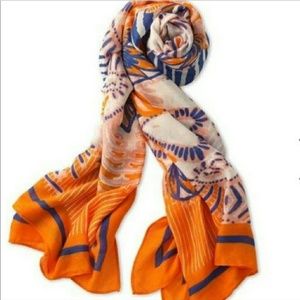 Stella & Dot Union Square Scarf in tangerine