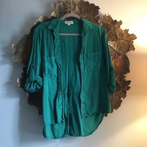 Anthropologie cloth and stone tencel top