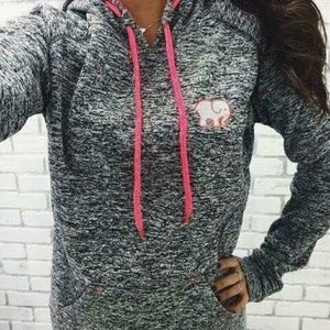 Grey elephant hoodie