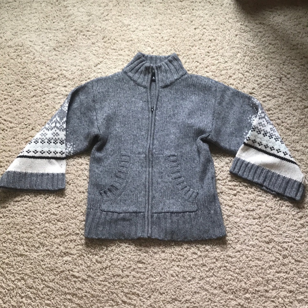 ⚠️only 2 left⚠️ 5⭐️ wool blend zip up sweater S - Picture 7 of 7