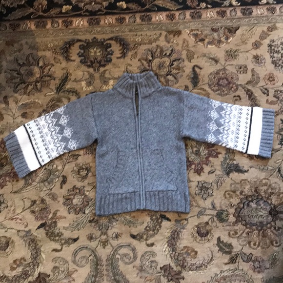 ⚠️only 2 left⚠️ 5⭐️ wool blend zip up sweater S - Picture 6 of 7