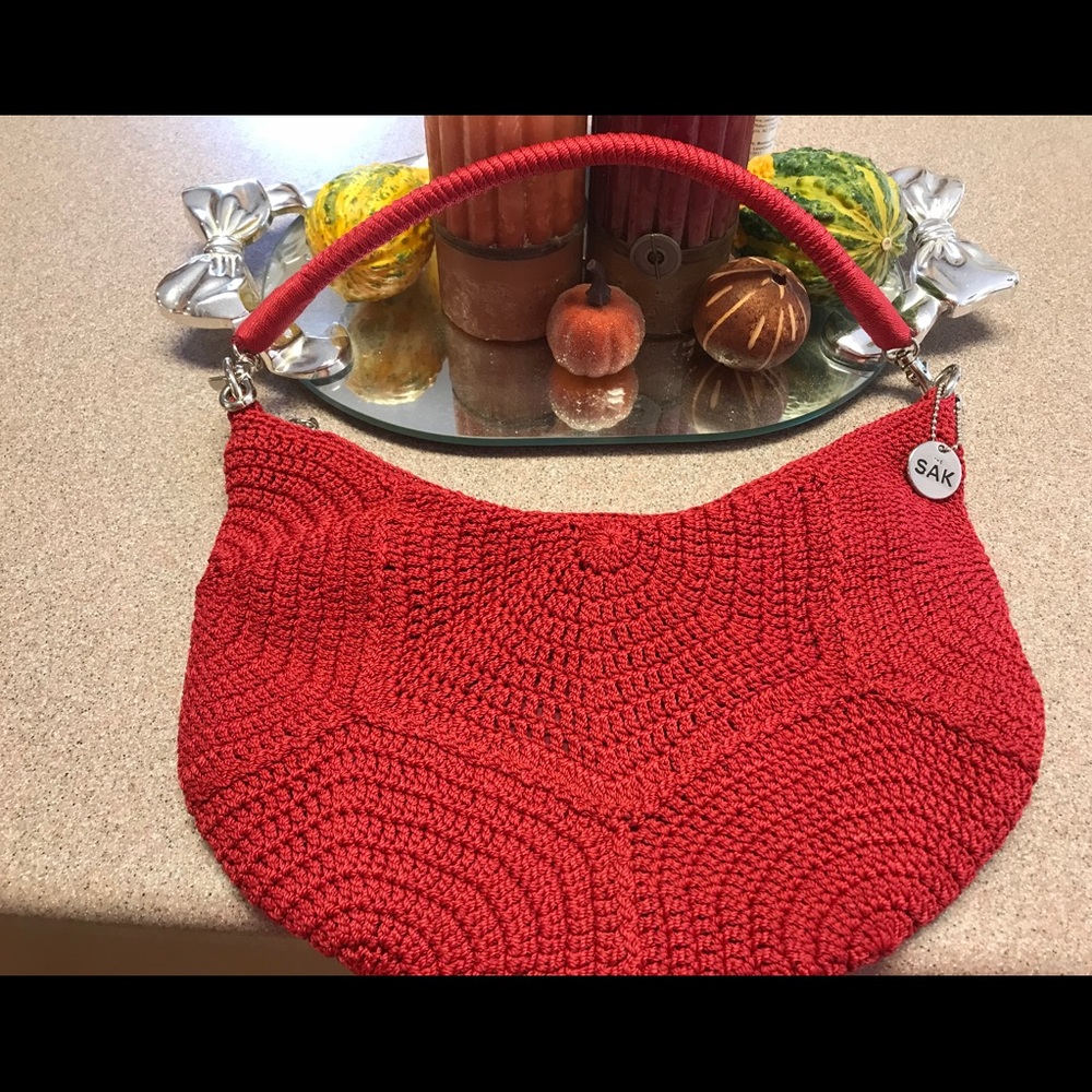 The SAK  Hand Crocheted handbag
