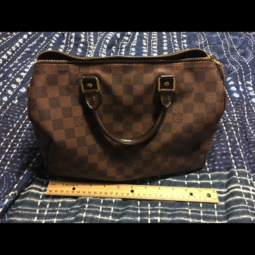 LOUIS VUITTON Damier Ebene Speedy 30