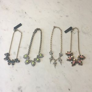LOT of four beautiful J. Crew necklaces!