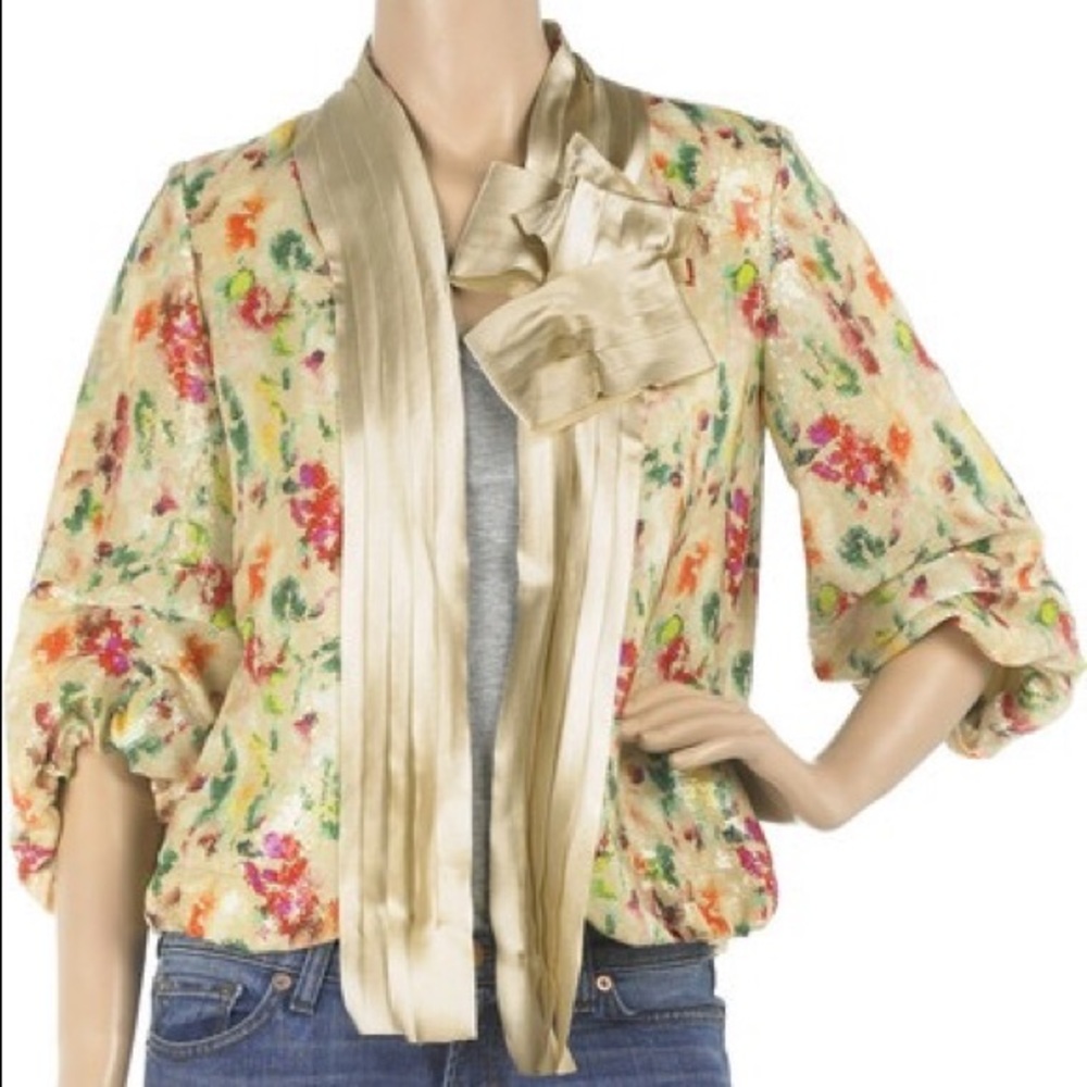 DVF Zaria sequined jacket