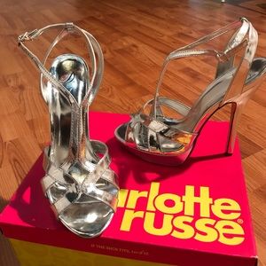 Silver heels
