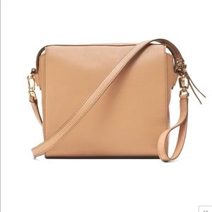 Beige cross body bag brand new banana republic