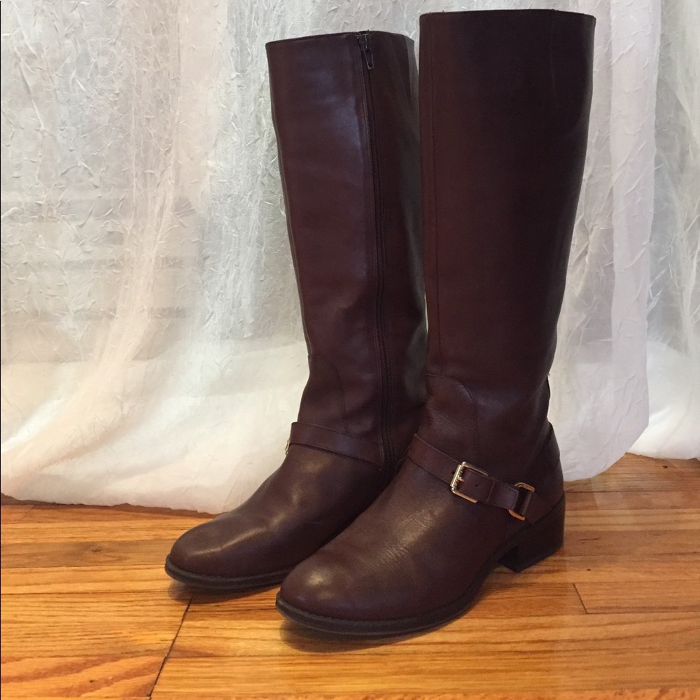 Dark brown Ralph Lauren leather riding boots