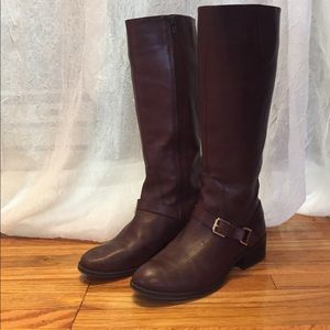 Dark brown Ralph Lauren leather riding boots