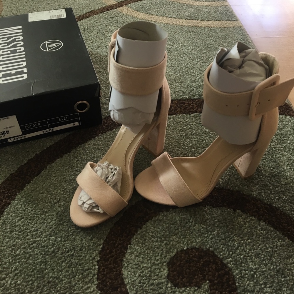 Missguided nude heels