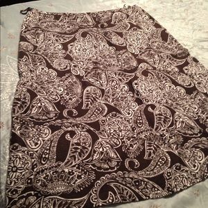 Style and Co. floral skirt