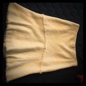 White Tweed Skirt