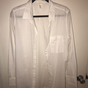H&M women’s white blouse, size 10