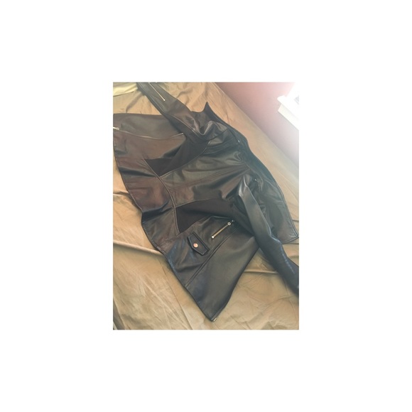NWOT Bebe premium leather jacket - Picture 4 of 4