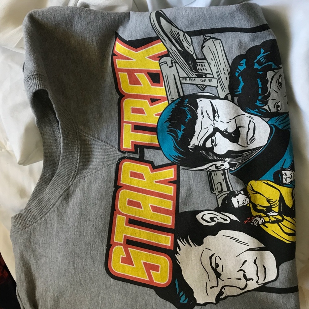 Star Trek sweatshirt!