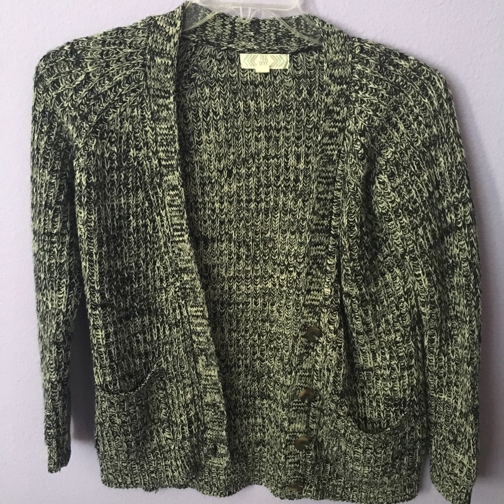 Marled cardigan