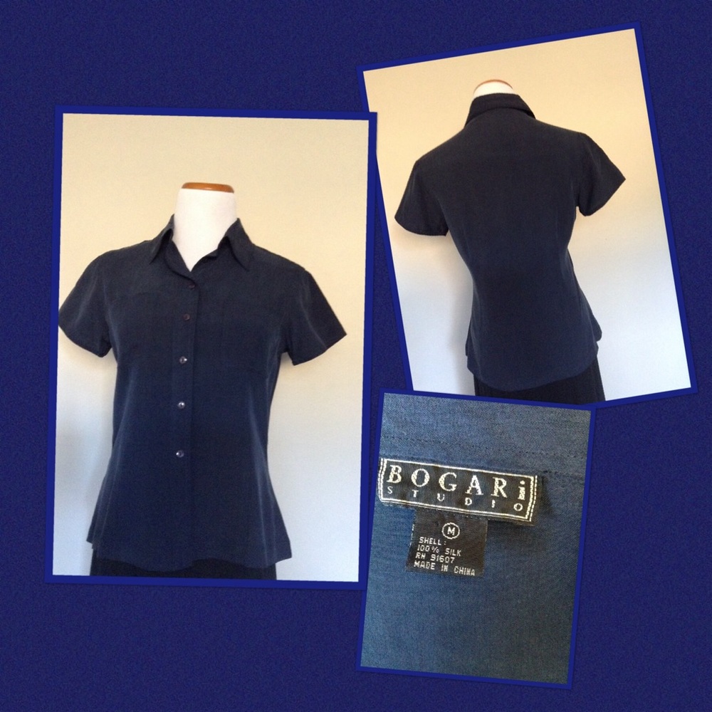 Bogari Studio 100% Silk Blouse