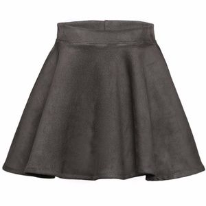 Boutique - Suede Skater Twirl Skirt