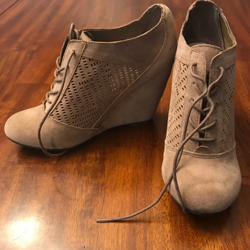 Fergalicious Wedged Booties