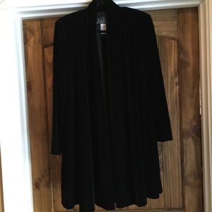 Black Velvet Evening coat/cape
