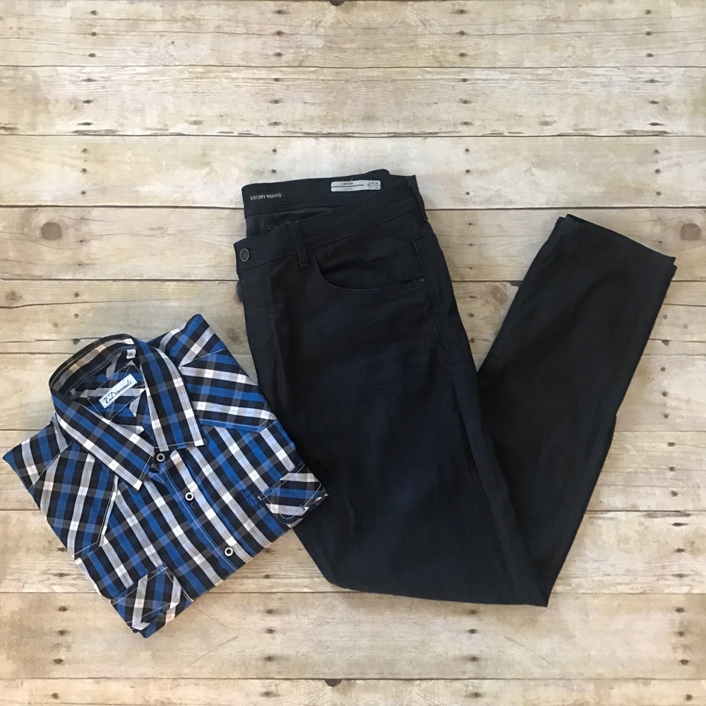 •Anthony Morato Dark Blue Jeans-Carrot Fit•