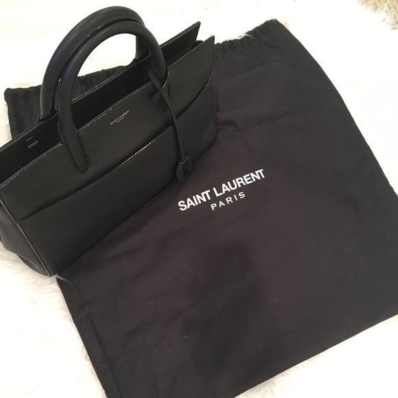 πSaint Laurent leather satchel NWOT - Picture 8 of 8