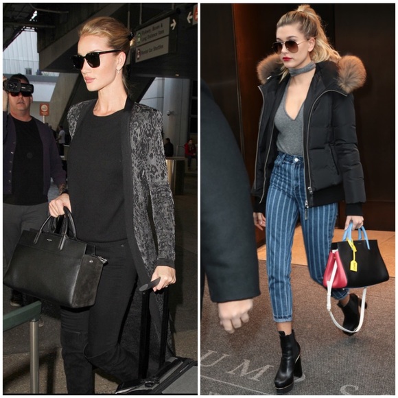 πSaint Laurent leather satchel NWOT - Picture 3 of 8