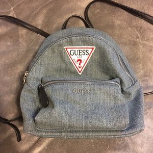 Denim backpack