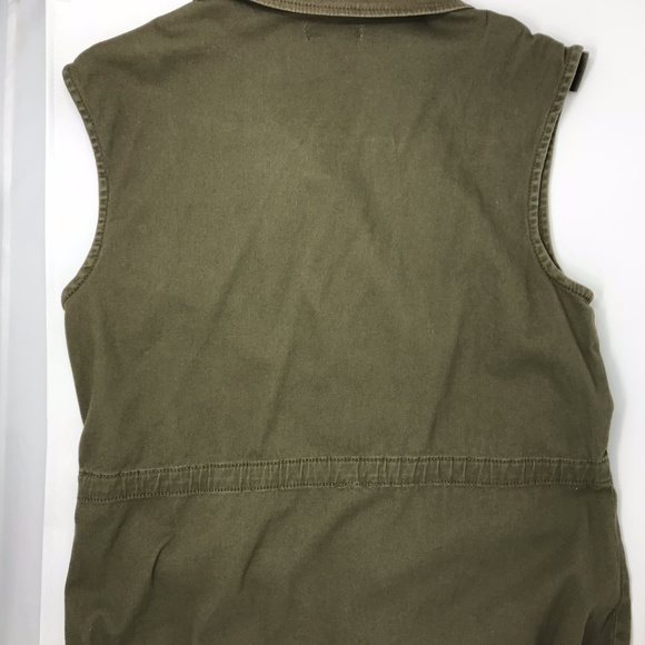 Bloomingdale's Distressed Army Vest - Picture 3 of 5