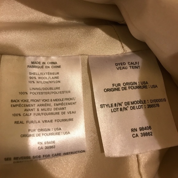 Gorgeous calf fur Theory peplum top - Picture 5 of 5