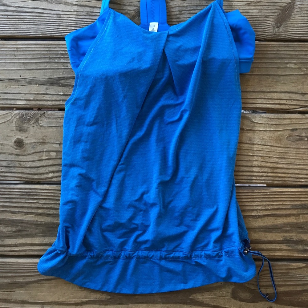 LuluLemon loose tank with sports bra