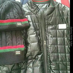 Gucci Jacket , Gucci Hat, Gucci scarf