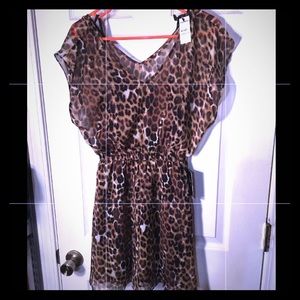 Express Leopard Print Dress X/S