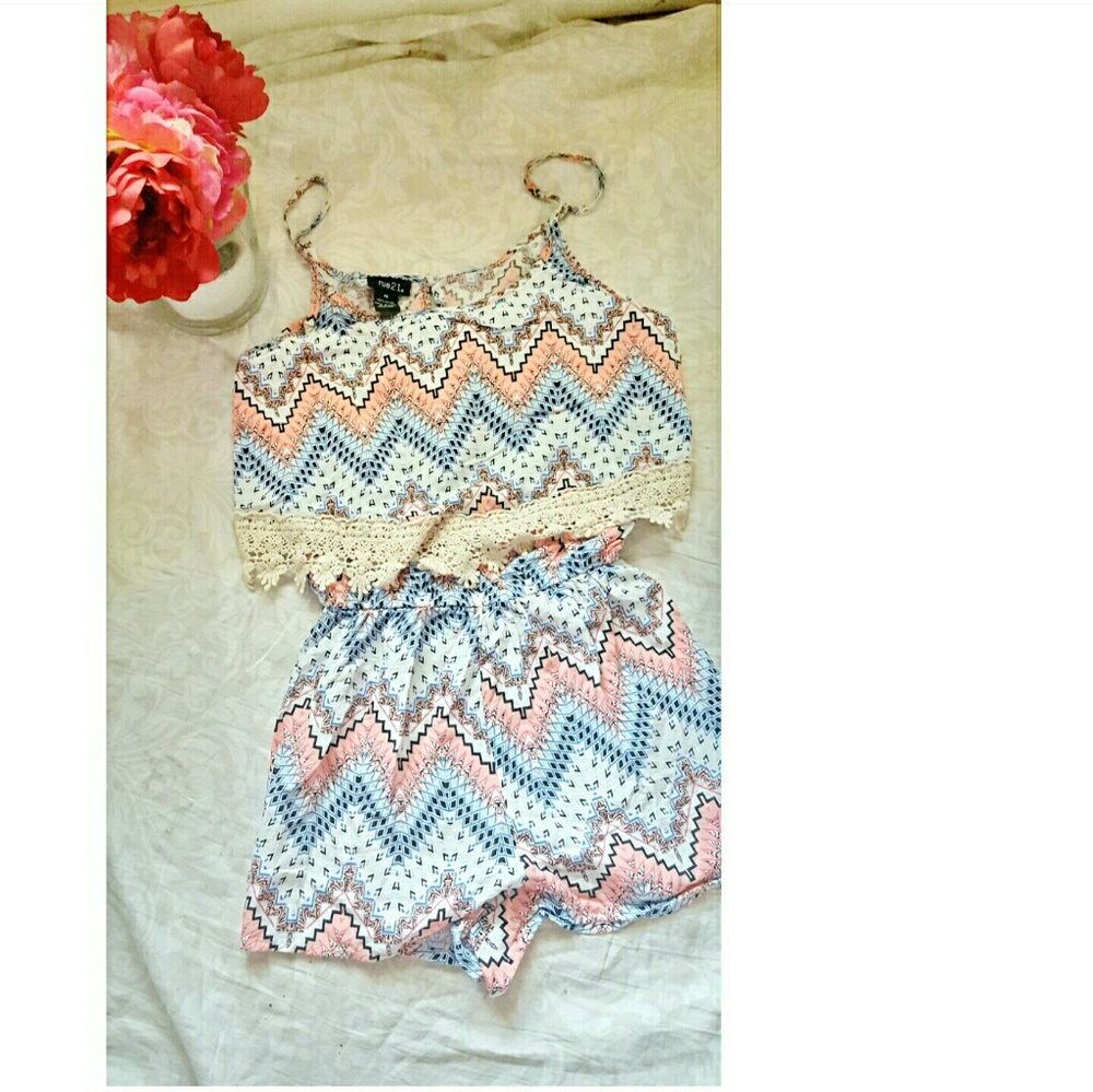 Rue21 chevron Romper